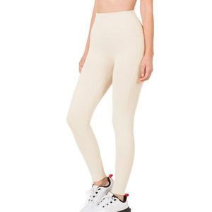 Lydiane Sand Beige Wide Waistband Leggings Size S